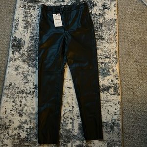 Zara faux leather pants